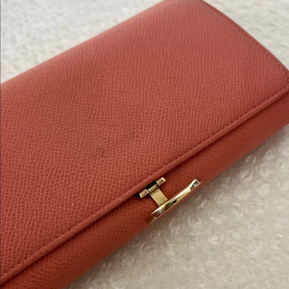 Bvlgari Pink and Burgundy Leather Wallet - Picture 3 of 10